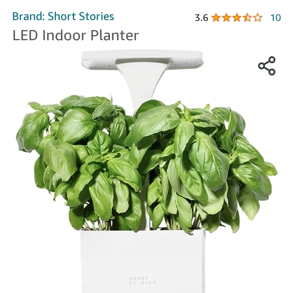 Short Stories indoor LED planter